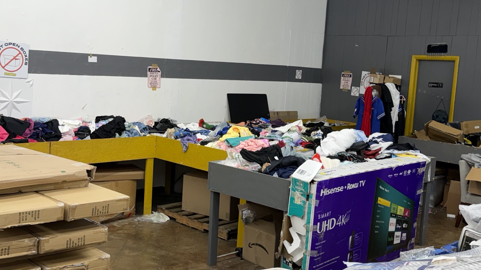 Inside Rainbum Liquidation & Bin Store — owner-provided store photo