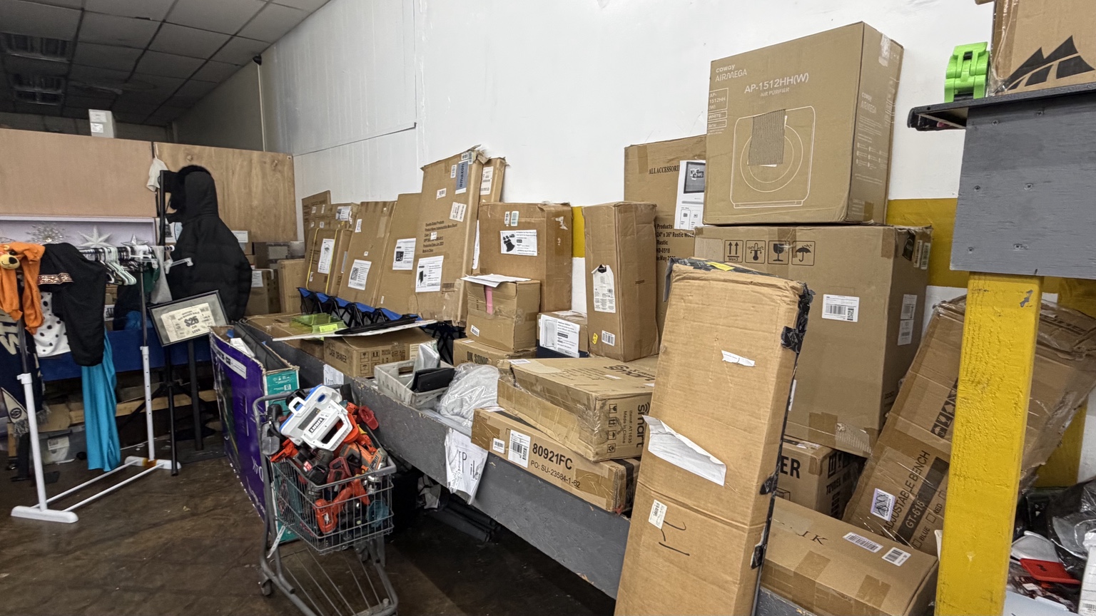 Inside Rainbum Liquidation & Bin Store — owner-provided store photo