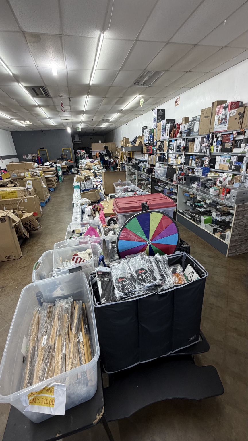 Inside Rainbum Liquidation & Bin Store — owner-provided store photo
